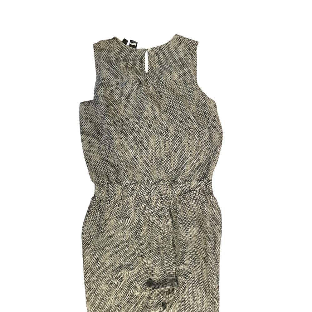 Women S Eileen Fisher The Fisher Project Jumpsuit Silk Chain Printed Drawstring - Picture 4 of 5